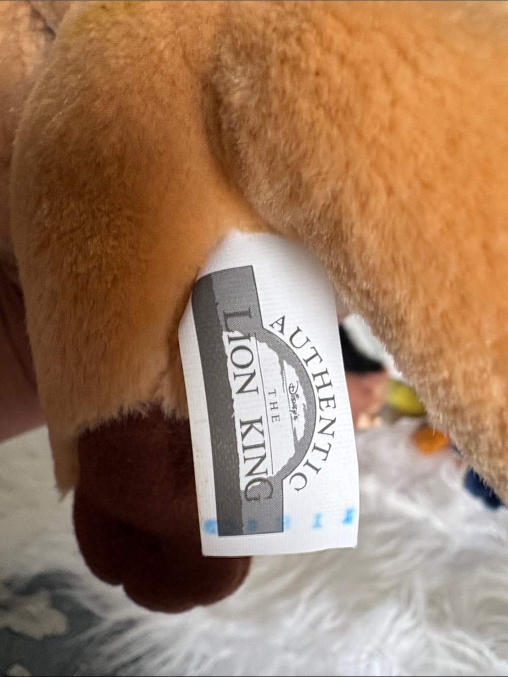 Disney Lion King Plush Set- Yellow Simba with Blue, Orange & Brown Friends - Picture 8 of 8